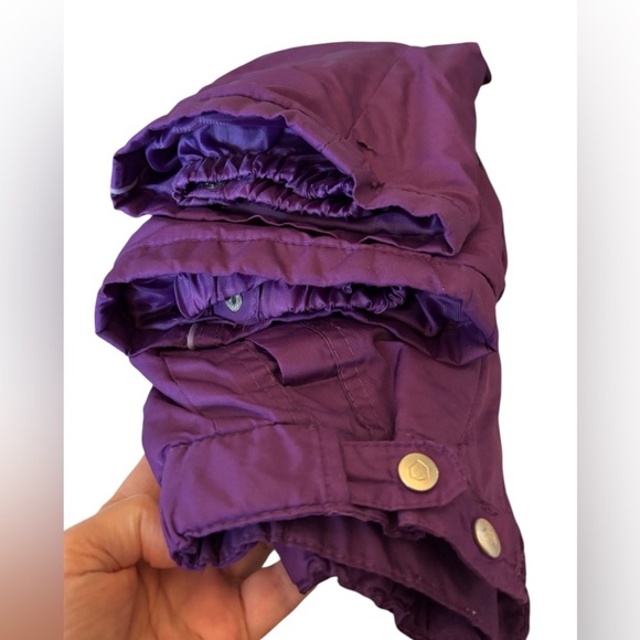Little Girl's Snowpants Size 4.  Purple. SKU 12 - Picture 4 of 6